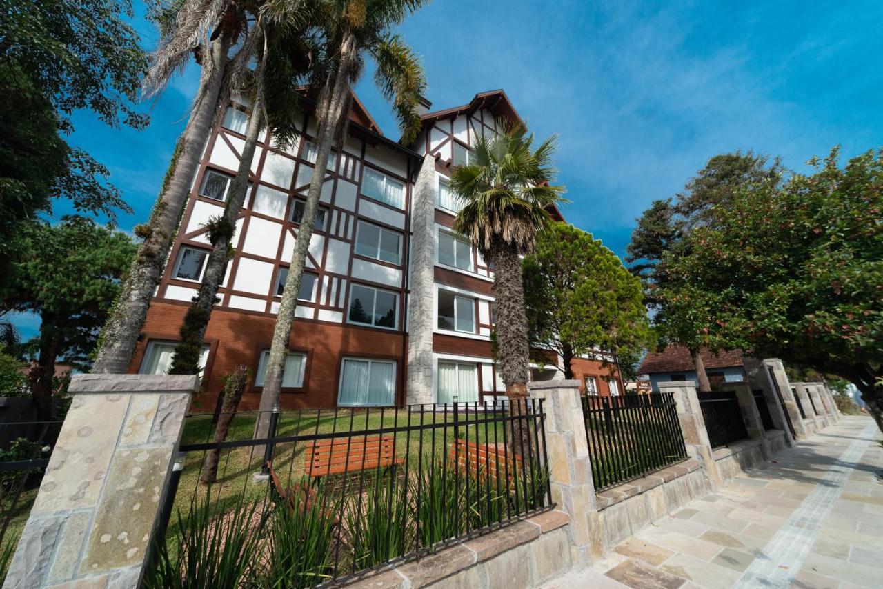 Apto Lindamente Decorado No Centro De Gramado Apartment Exterior foto